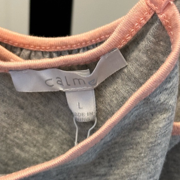 CALME by JOHNNY WAS Tank Top And Elastic Waistband Night and Day Short Set - Picture 8 of 15